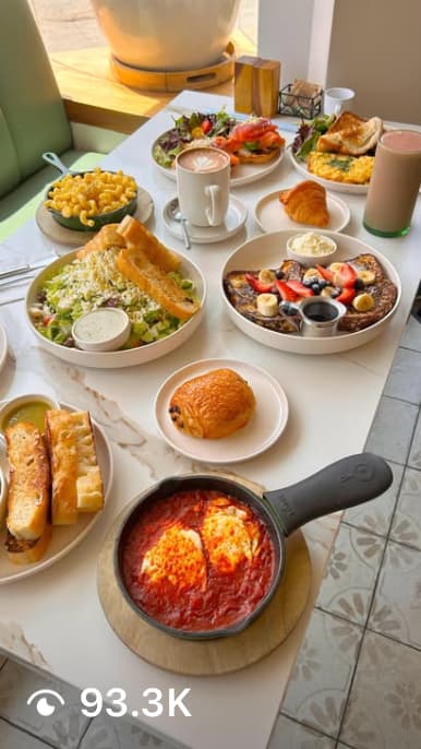 One brunch shoot. 93,300 views.